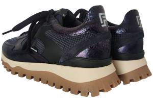FLORIS VAN BOMMEL 10127-41.01  GOMMI blauw sneaker - www.claessensschoenen.nl