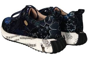 LAURA VITA BURTON 38 blauw sneaker - www.claessensschoenen.nl