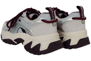 STEVE MADDEN 11004763 zilver sneaker - www.claessensschoenen.nl