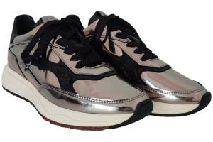 FLORIS VAN BOMMEL 10138-90-01  SUVI zilver sneaker - www.claessensschoenen.nl