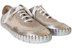 FABIOLAS 28103 goud veterschoen - www.claessensschoenen.nl