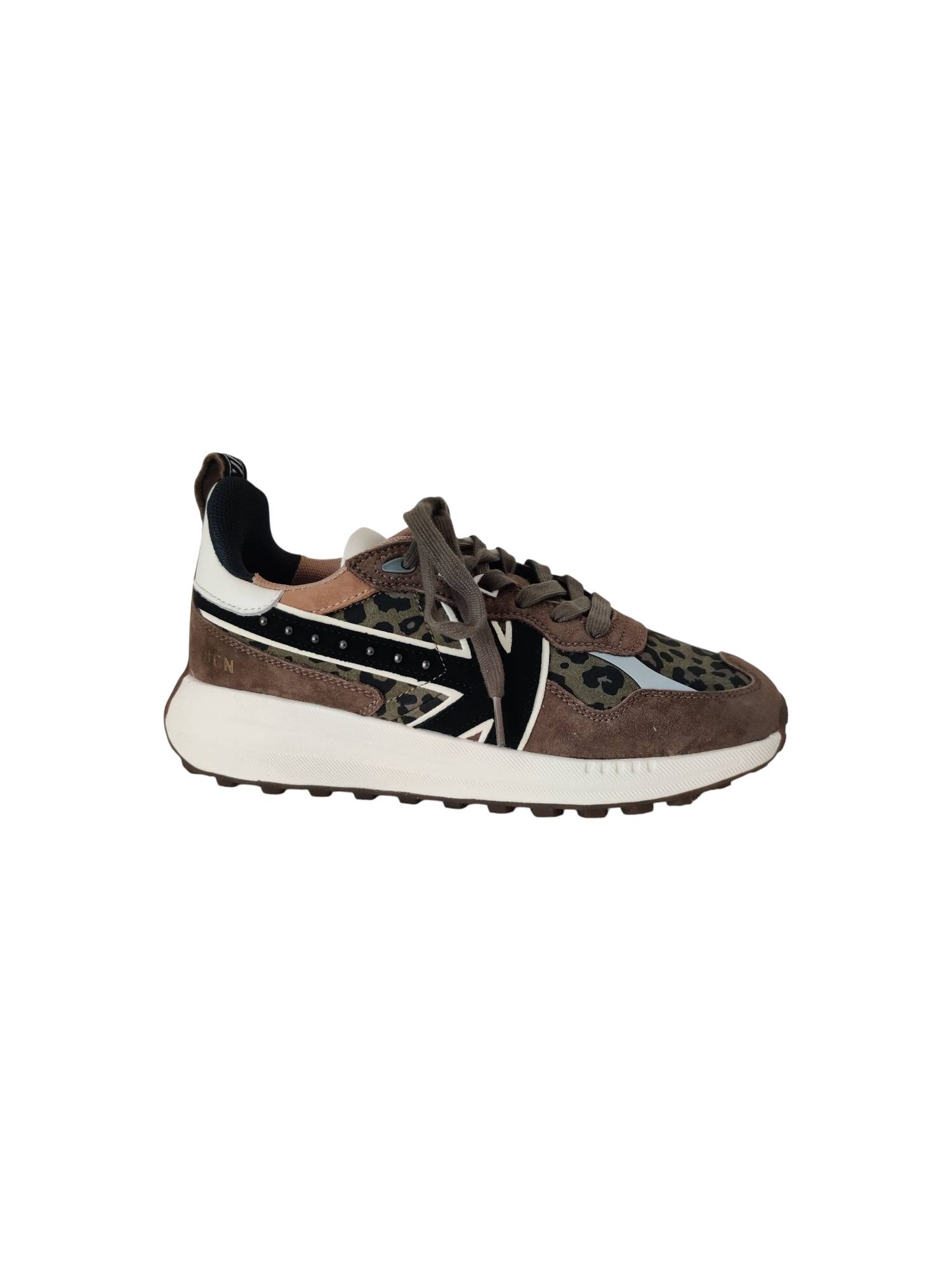 KAOTIKO DETROIT GLAM groen sneaker - www.claessensschoenen.nl