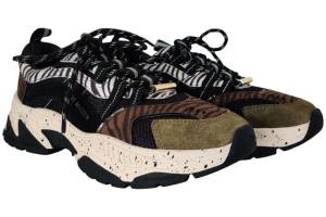 STEVE MADDEN 11004763 groen sneaker - www.claessensschoenen.nl