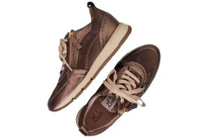 DL SPORT 6719 brons sneaker - www.claessensschoenen.nl