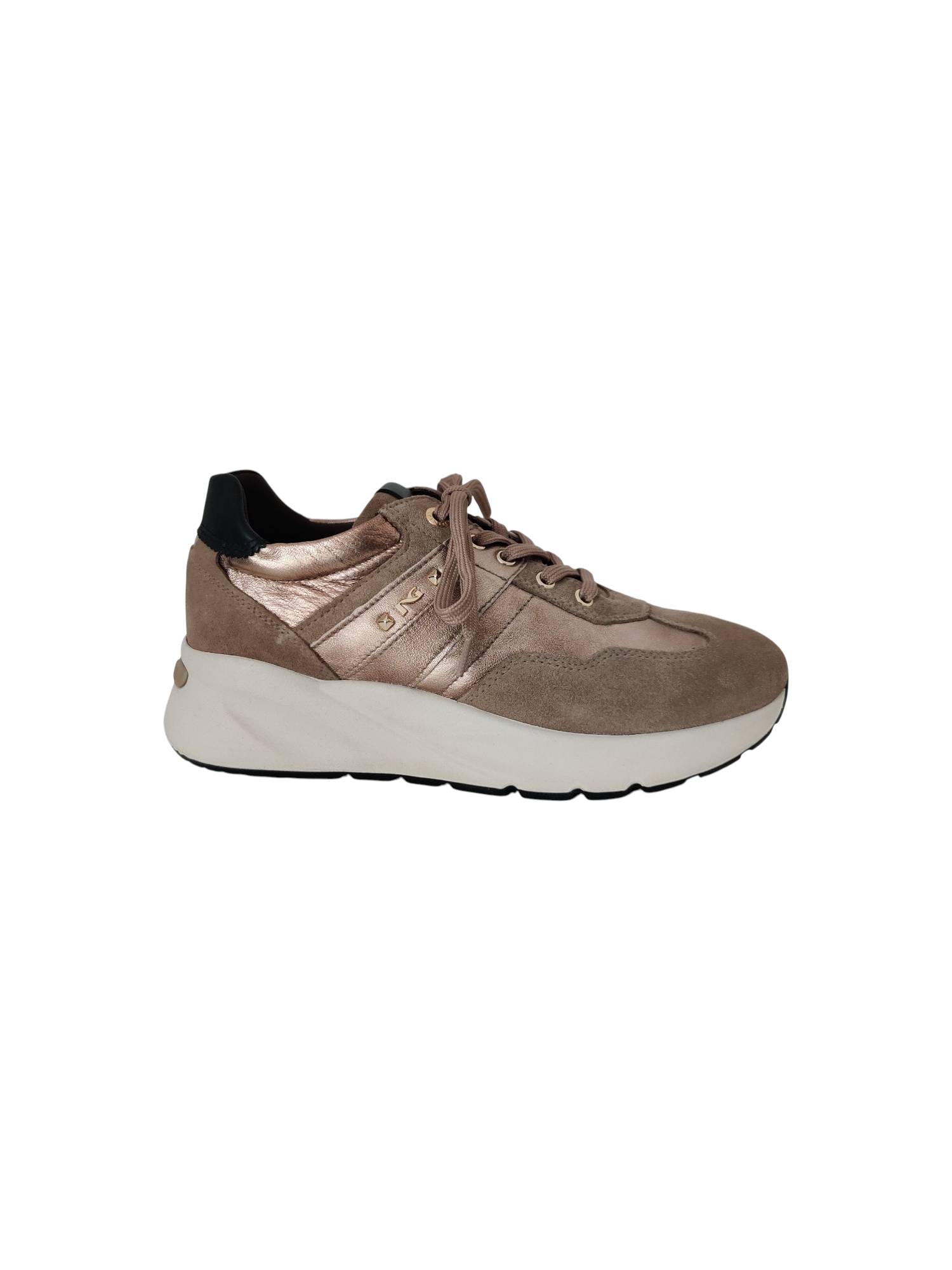 NERO GIARDINI 514066 D brons sneaker - www.claessensschoenen.nl