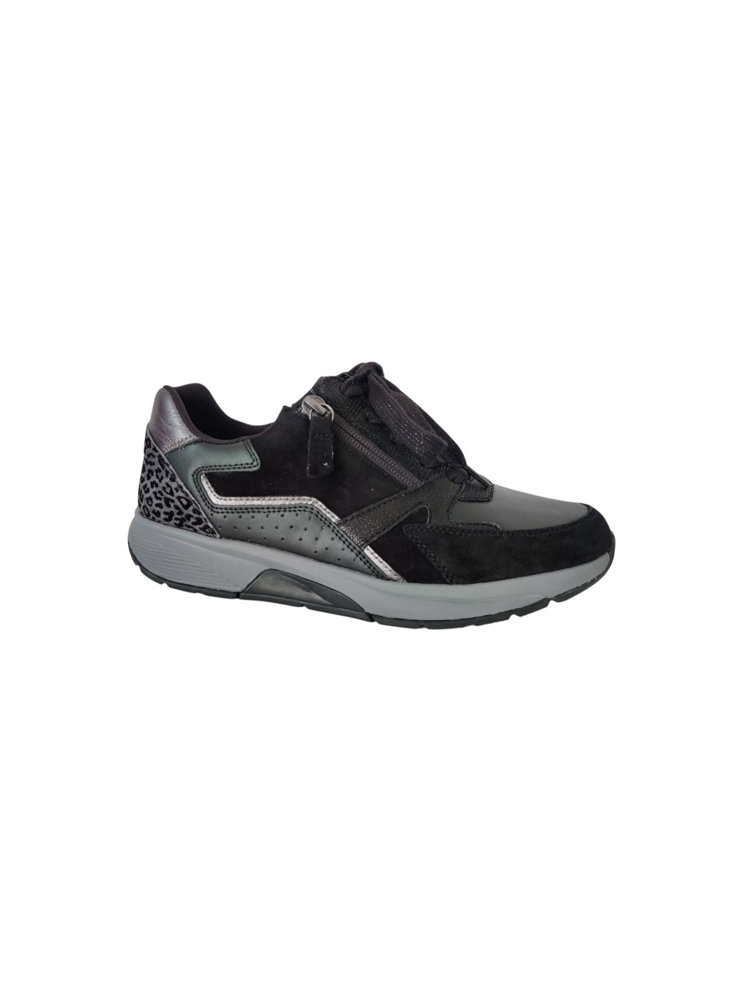 GABOR 76.878.67 antraciet sneaker - www.claessensschoenen.nl