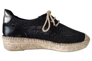 FABIOLAS M106013 zwart veterschoen - www.claessensschoenen.nl