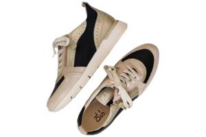 DL SPORT 6523 zwart sneaker - www.claessensschoenen.nl