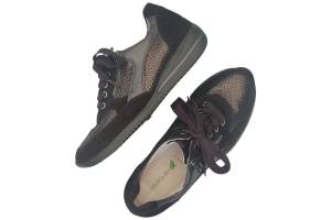 WALDLAUFER 980008 zwart sneaker - www.claessensschoenen.nl