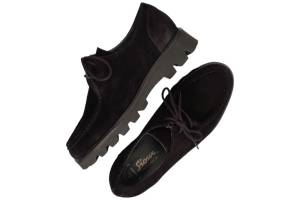 SIOUX MEREDITH 3141540 zwart veterschoen - www.claessensschoenen.nl