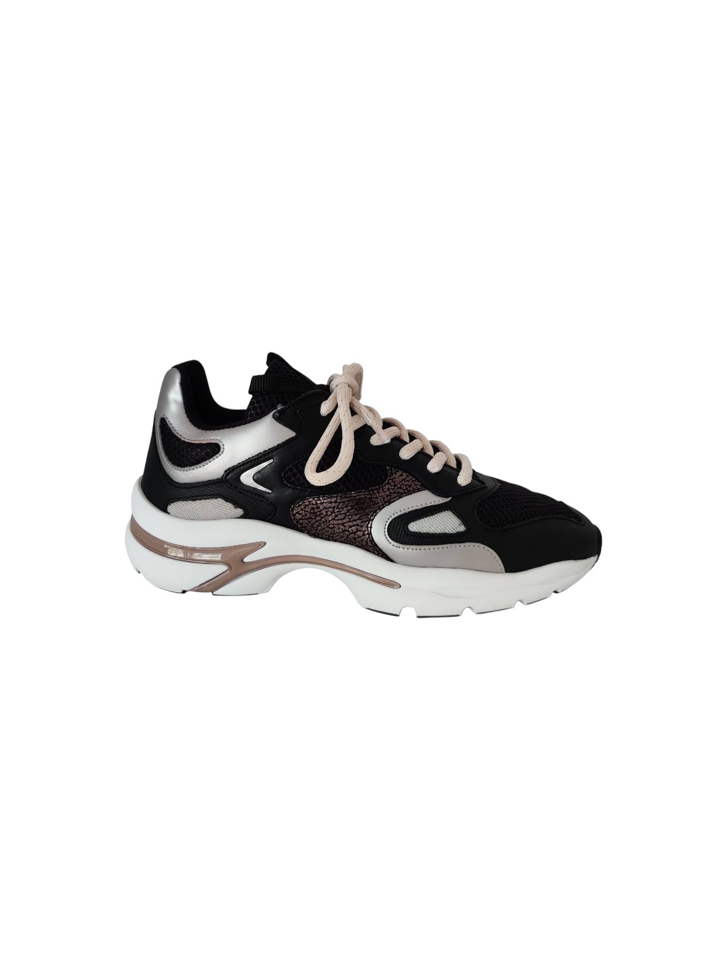 VIA VAI VESPER DUE  62215-05-900 zwart sneaker - www.claessensschoenen.nl