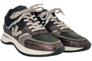 VIA VAI USHER DAVINA  62329-02-900 zwart sneaker - www.claessensschoenen.nl