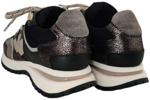 VIA VAI USHER DAVINA  62329-02-900 zwart sneaker - www.claessensschoenen.nl