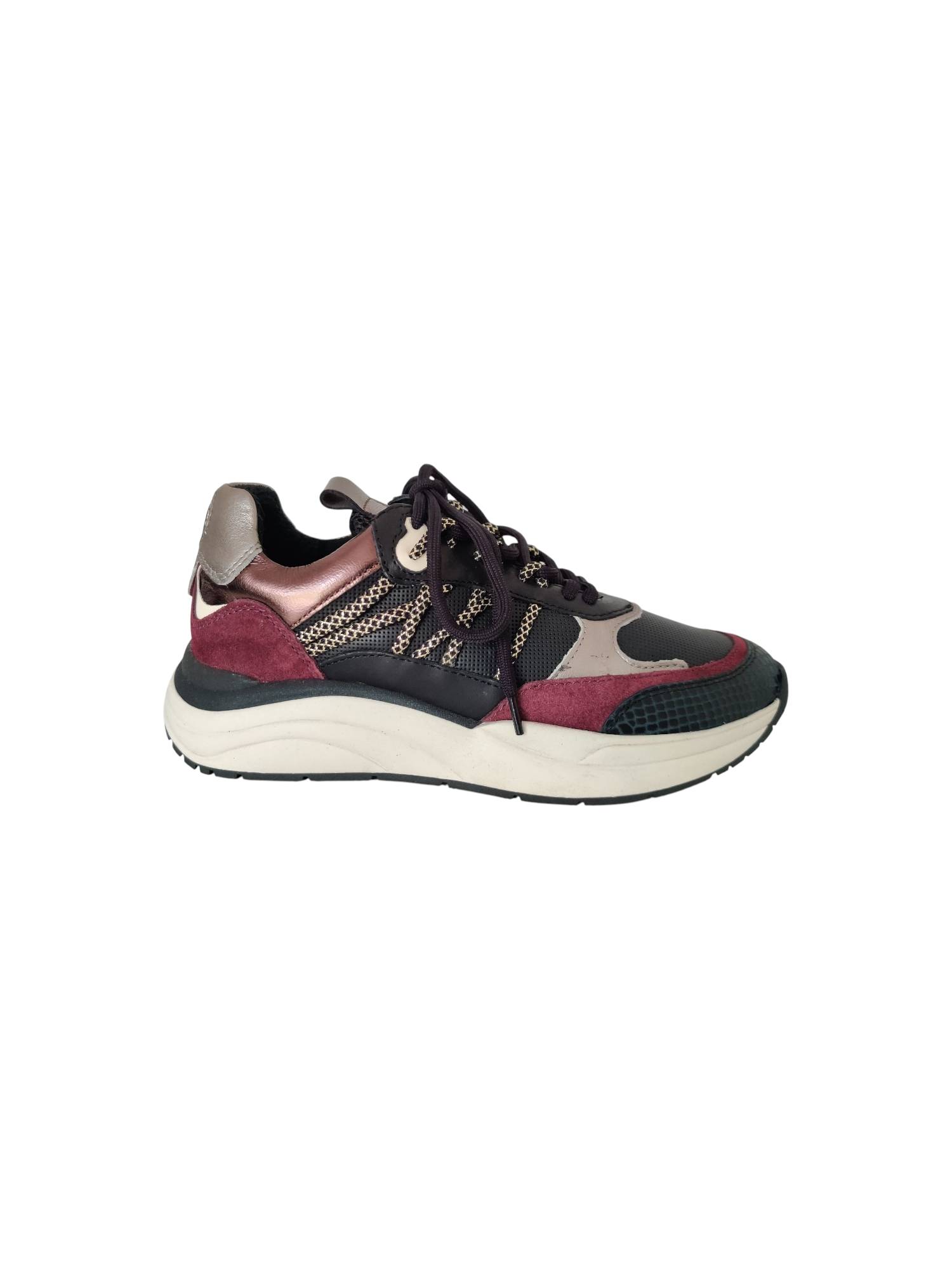 POELMAN LPCHARU-38POE zwart sneaker - www.claessensschoenen.nl