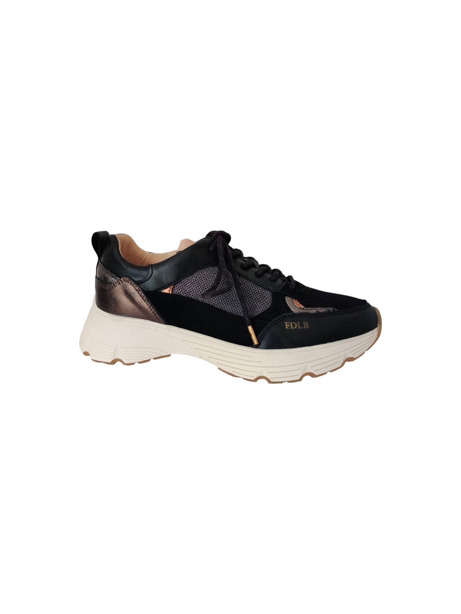 FRED DE LA BRETONIERE FR001009053 zwart sneaker - www.claessensschoenen.nl