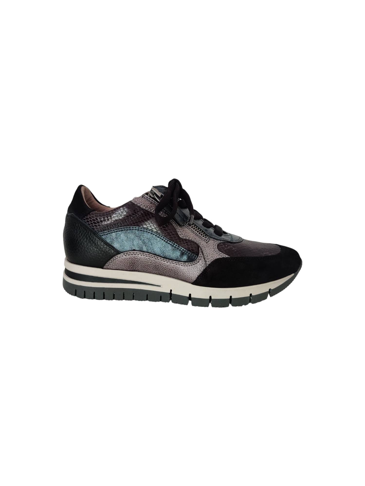 DL SPORT 6725 zwart sneaker - www.claessensschoenen.nl