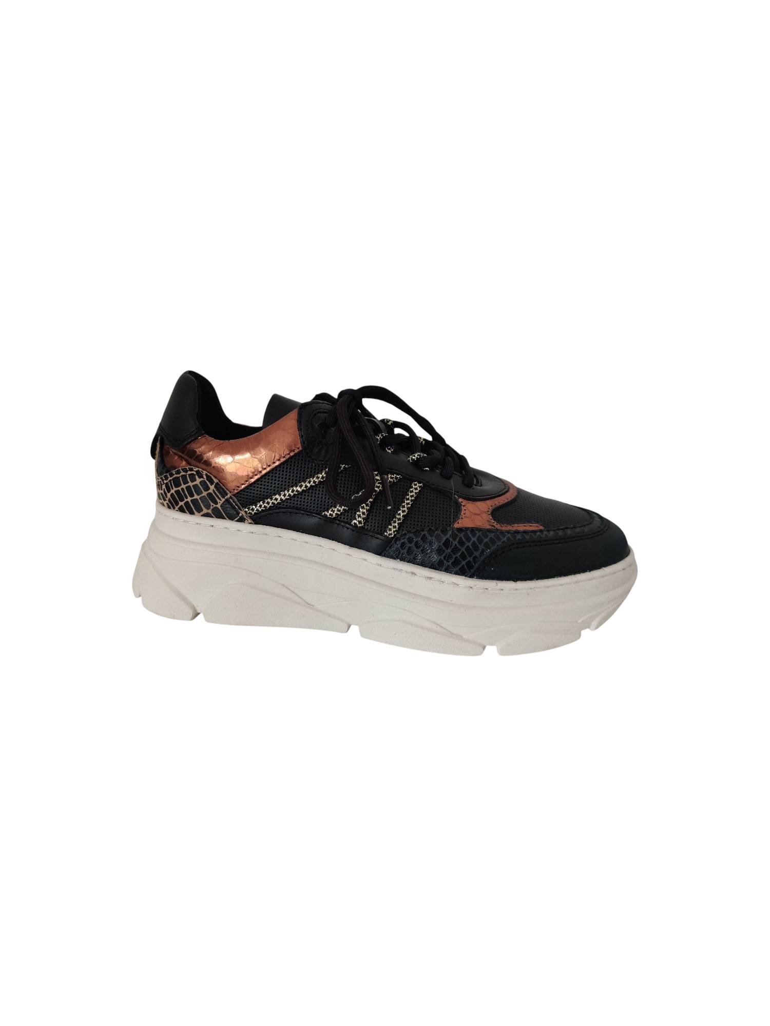 POELMAN LPJANA-05POE3 zwart sneaker - www.claessensschoenen.nl
