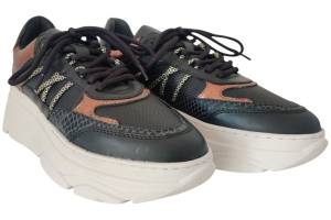 POELMAN LPJANA-05POE3 zwart sneaker - www.claessensschoenen.nl
