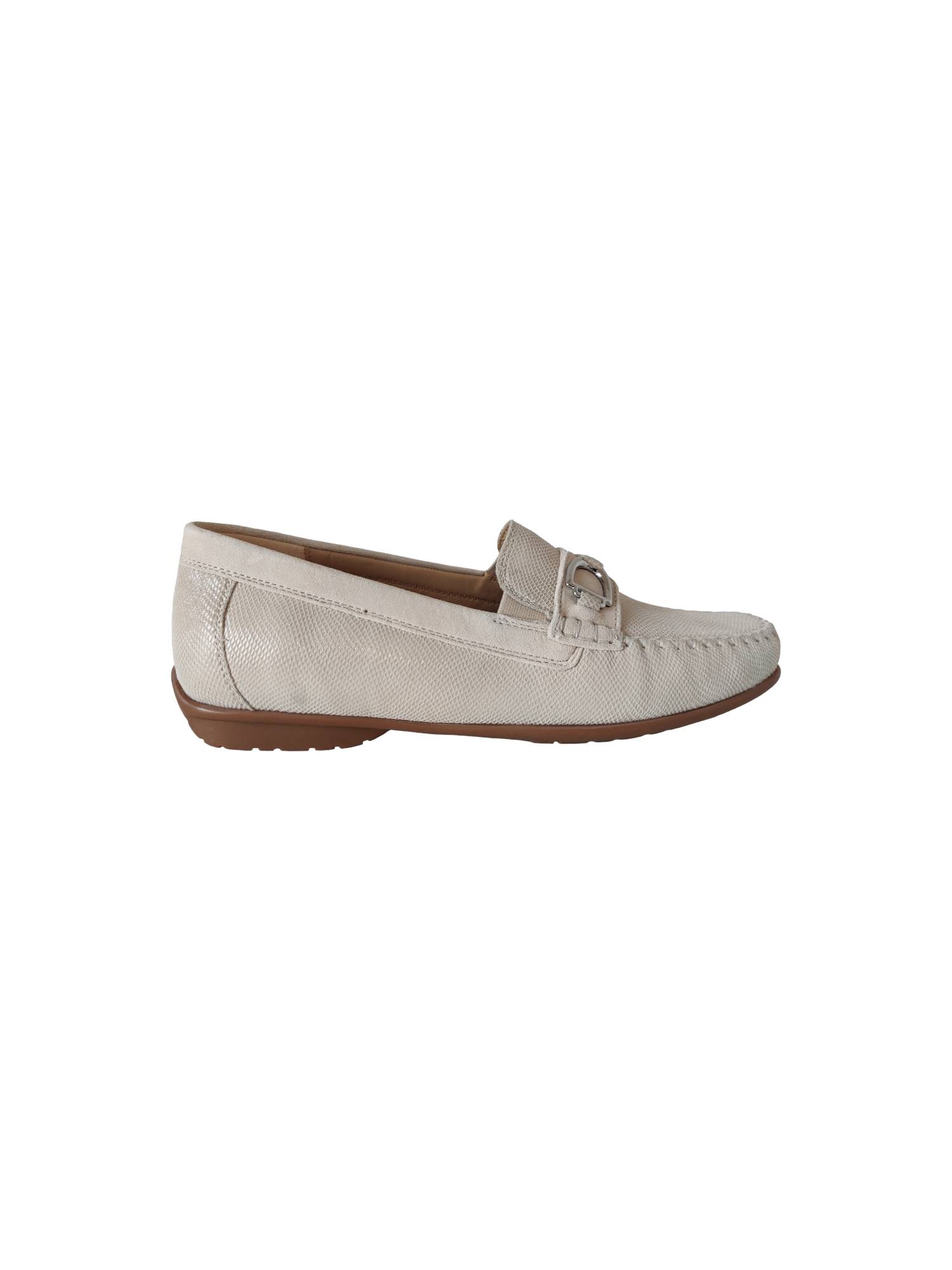 SIOUX 8166975 CORTIZIA licht beige instapper - www.claessensschoenen.nl