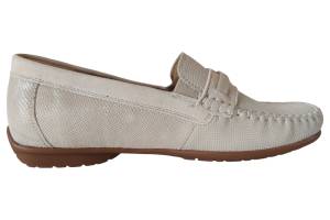 SIOUX 8166975 CORTIZIA licht beige instapper - www.claessensschoenen.nl