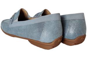 SIOUX 2141070 CORTIZIA licht blauw instapper - www.claessensschoenen.nl