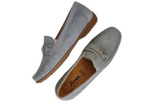 SIOUX 2141070 CORTIZIA licht blauw instapper - www.claessensschoenen.nl