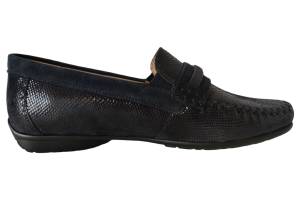 SIOUX 8166973 CORTIZIA blauw instapper - www.claessensschoenen.nl