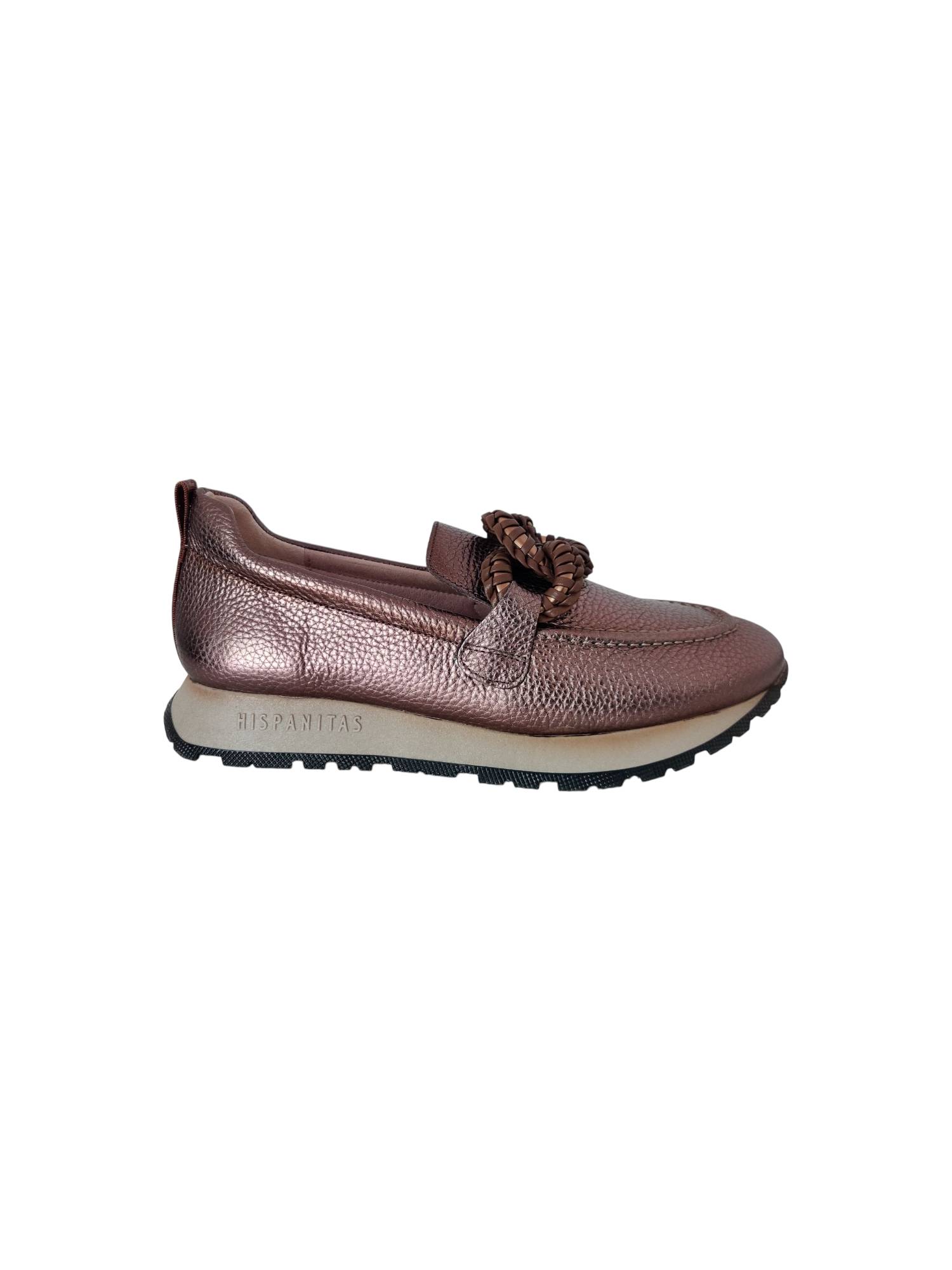 HISPANITAS HI254238 taupe instapper - www.claessensschoenen.nl