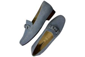 SIOUX 2168567  CAMBRIA licht blauw instapper - www.claessensschoenen.nl