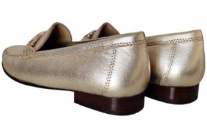 SIOUX 2140960  CAMBRIA goud instapper - www.claessensschoenen.nl