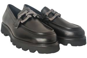 SIOUX MEREDITH 3141341 zwart veterschoen - www.claessensschoenen.nl