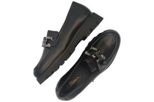 SIOUX MEREDITH 3141341 zwart veterschoen - www.claessensschoenen.nl