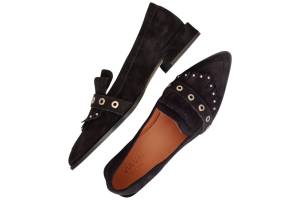 VIA VAI JAZZ EMILY  62404-1-900 zwart instapper - www.claessensschoenen.nl