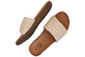 BRIDGE FOOT 25157653 beige slippers - www.claessensschoenen.nl