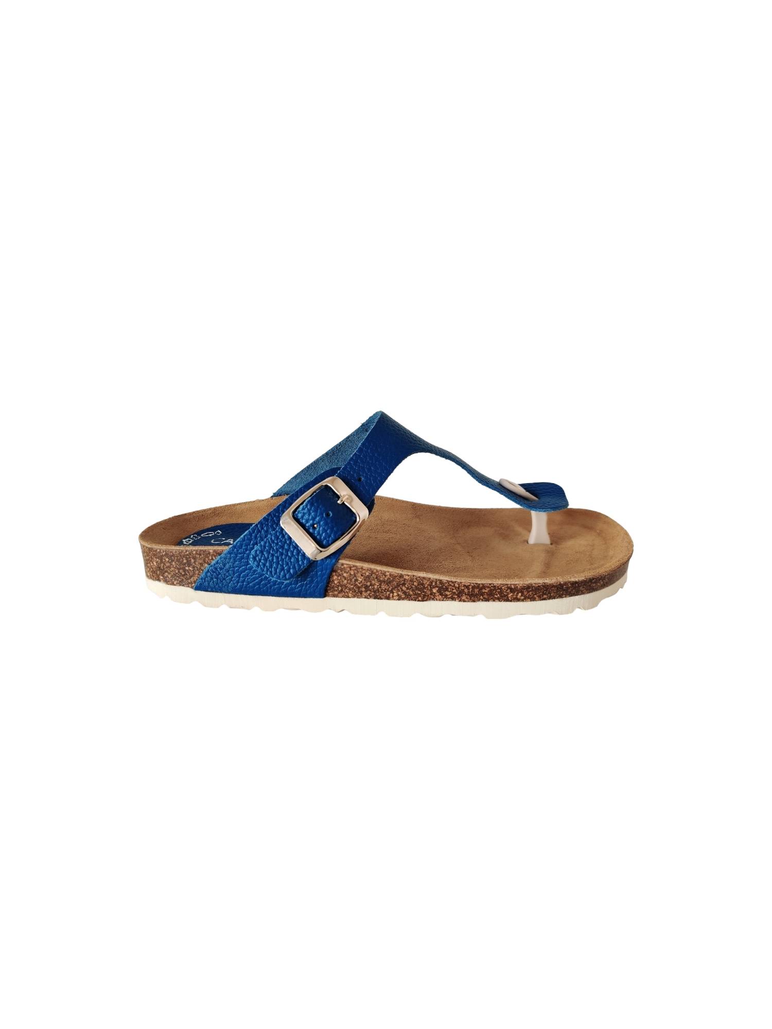 CASARINI 24502 licht blauw slippers - www.claessensschoenen.nl