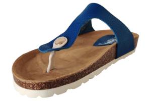 CASARINI 24502 licht blauw slippers - www.claessensschoenen.nl