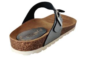CASARINI 24502 zilver slippers - www.claessensschoenen.nl