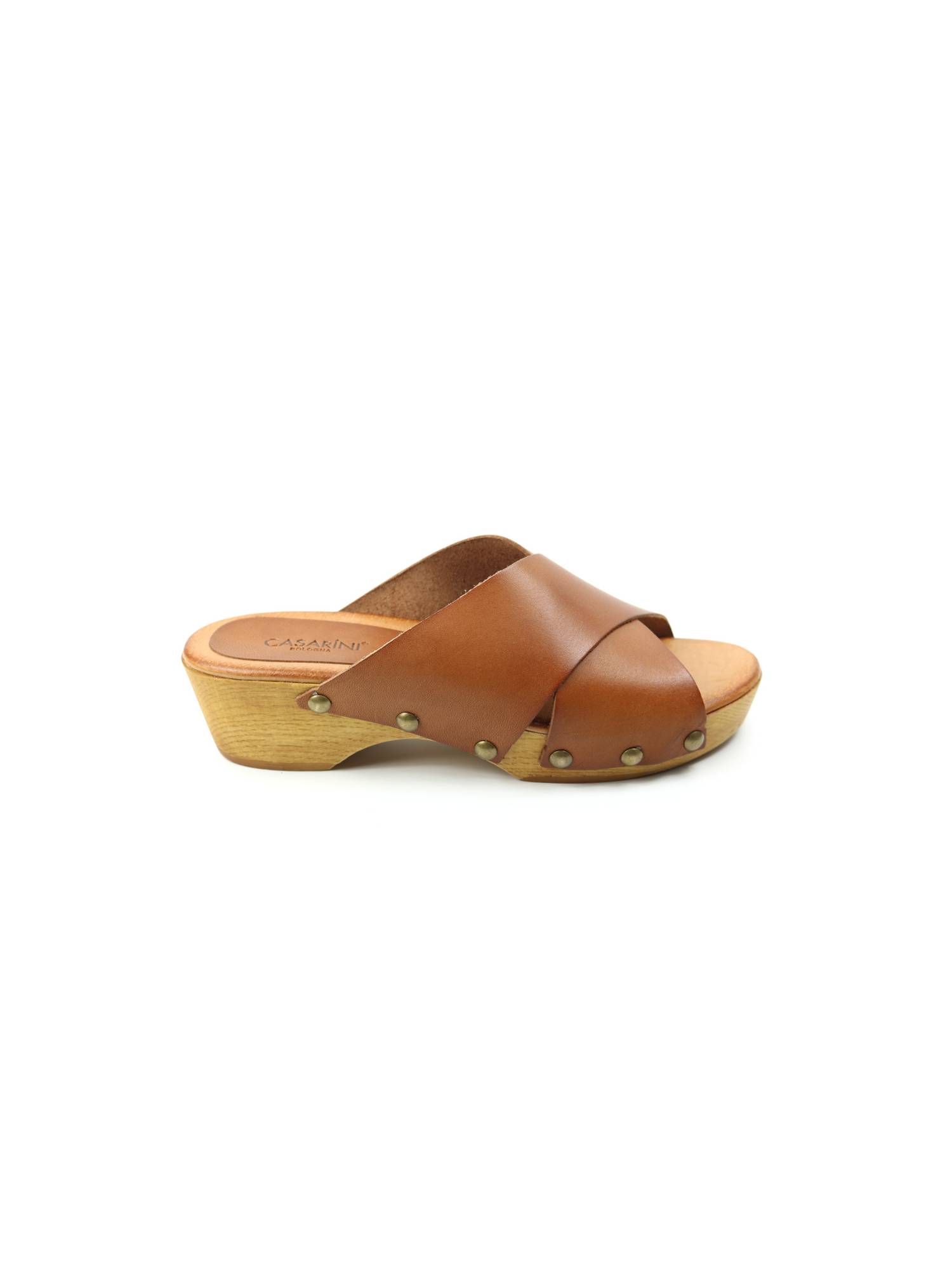 CASARINI 23331 cognac slippers - www.claessensschoenen.nl