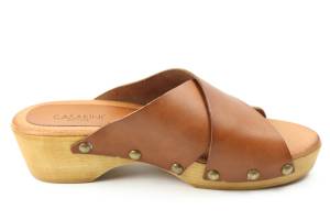 CASARINI 23331 cognac slippers - www.claessensschoenen.nl