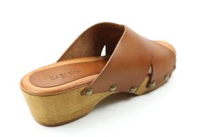 CASARINI 23331 cognac slippers - www.claessensschoenen.nl