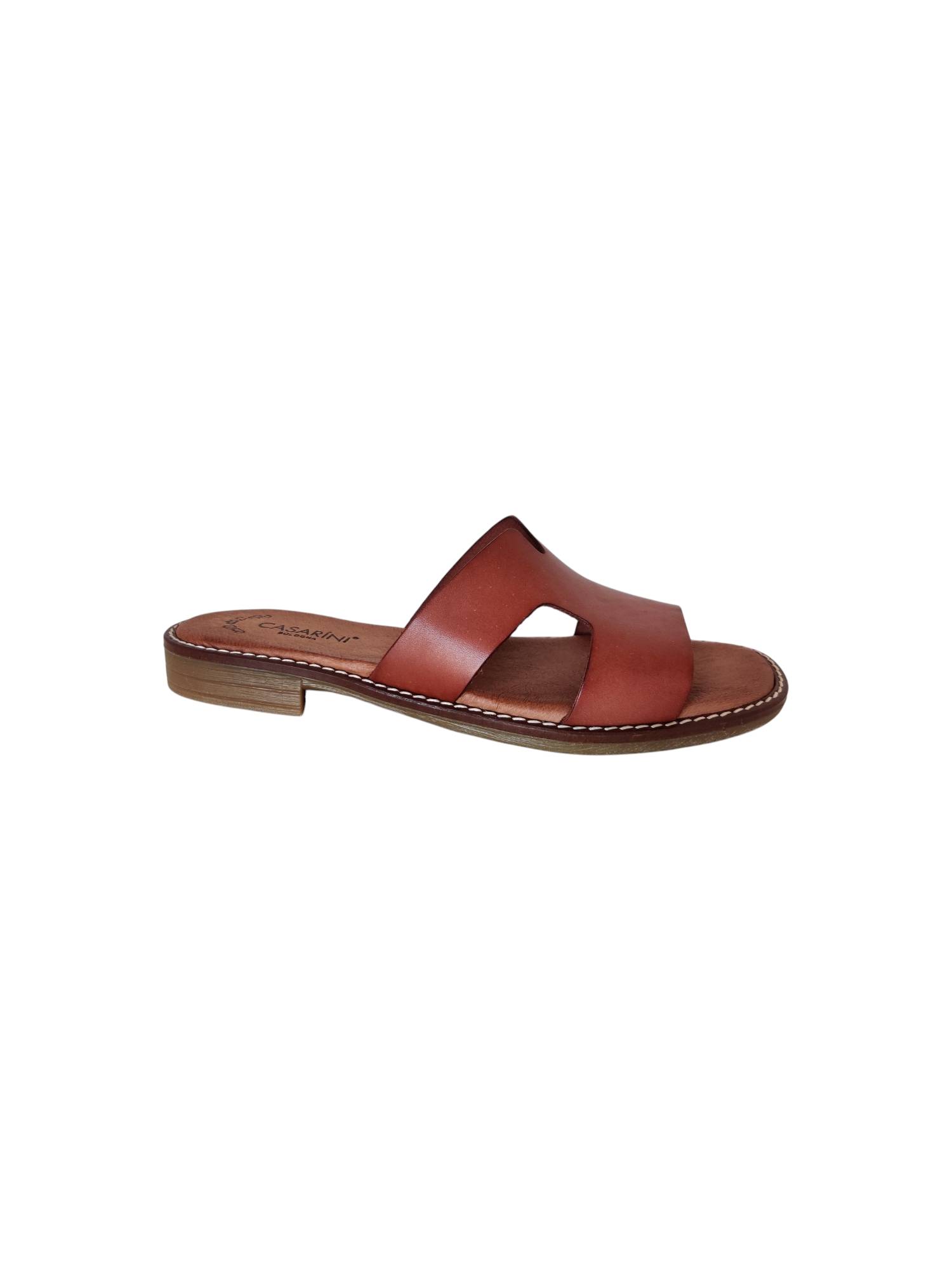 CASARINI 25300 cognac slippers - www.claessensschoenen.nl