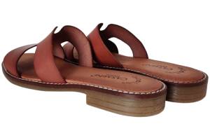 CASARINI 25300 cognac slippers - www.claessensschoenen.nl