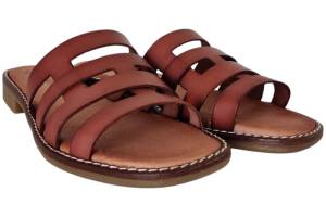 CASARINI 25302 bruin slippers - www.claessensschoenen.nl