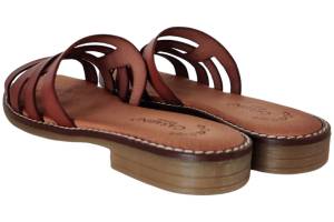 CASARINI 25302 bruin slippers - www.claessensschoenen.nl