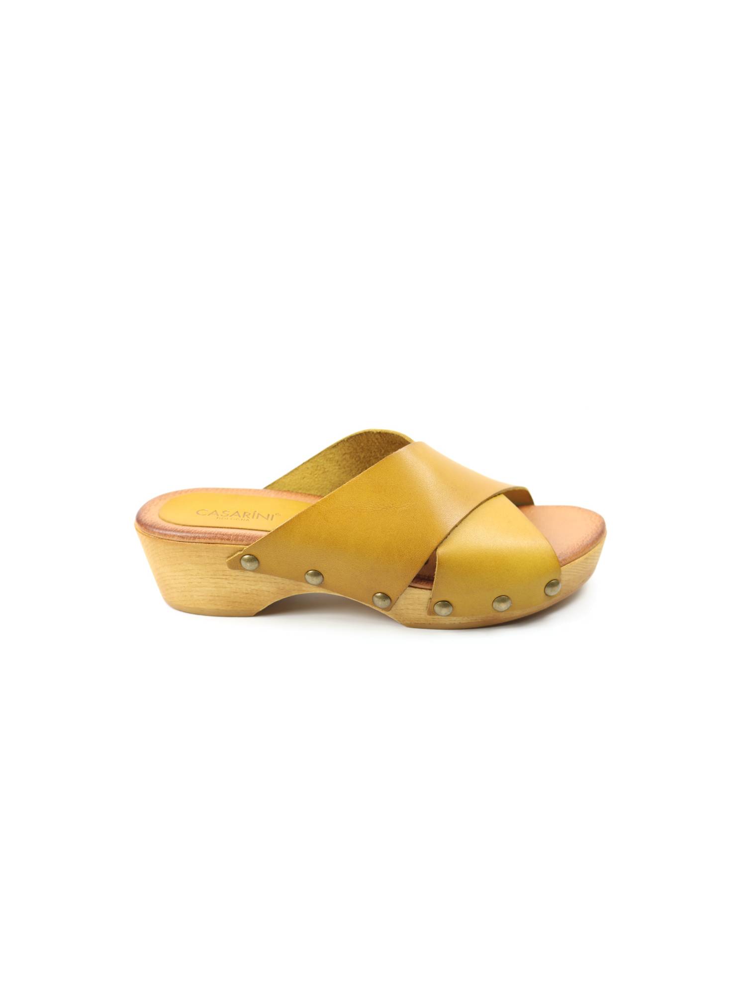 CASARINI 23331 geel slippers - www.claessensschoenen.nl