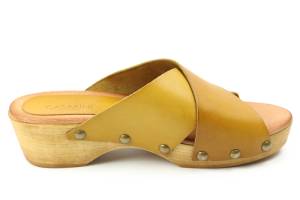 CASARINI 23331 geel slippers - www.claessensschoenen.nl