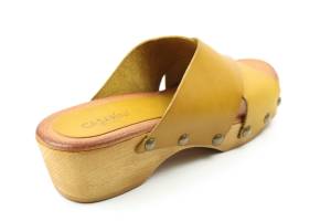 CASARINI 23331 geel slippers - www.claessensschoenen.nl
