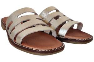 CASARINI 25302 goud slippers - www.claessensschoenen.nl