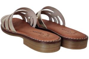CASARINI 25302 goud slippers - www.claessensschoenen.nl