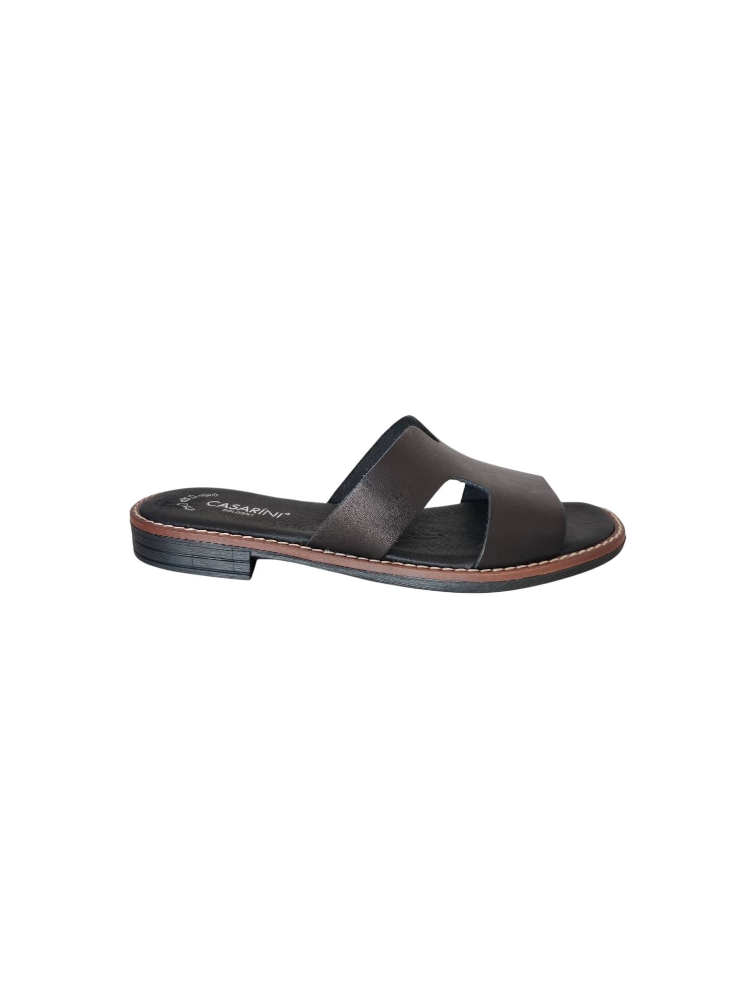 CASARINI 25300 zwart slippers - www.claessensschoenen.nl